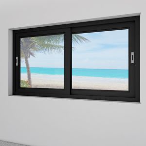 Stainless Steel Screen Netting Aluminum Thermal Break Sliding Windows with