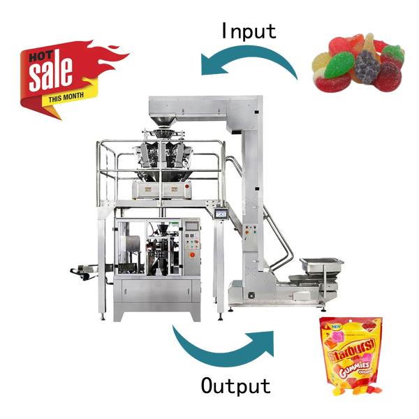Buy Premade Bag Rotary Packing Machine For Snacks Candy Chocolaye at wholesale prices