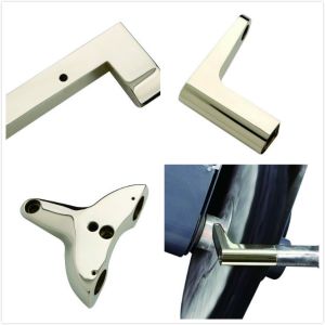 Four Stations Brass Sanitary Ware Parts Surface Industrial Polishing Machine