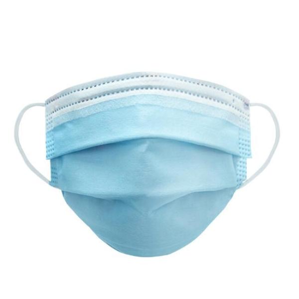 Buy Respiratory Protection 3ply Non Woven Fabric Mask Light Weight Moisture Proof at wholesale prices