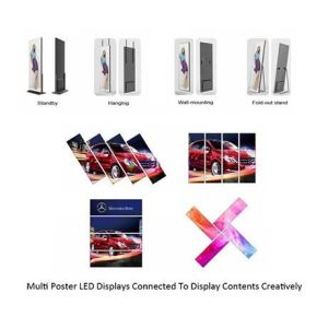 HD Indoor Advertising P3mm Poster LED Display / Electronic Poster LED Screen 576