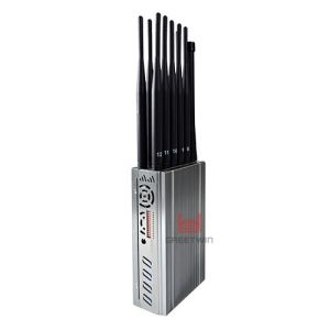 12 Antennas Cell Phone Signal Jammer UHF/VHF/2G /3G / 4G / Wireless Camera 1