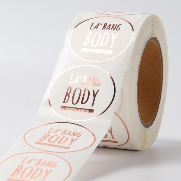 44mm Custom Plastic Product Sticker Printing Labels On Sticker Paper ISO9001