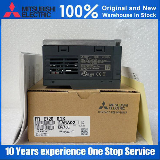 Buy FR-E720-0.2K Original Mitsubishi Inverter FR-E720 series 0.2kw inverter Competitive price & Full stock at wholesale prices