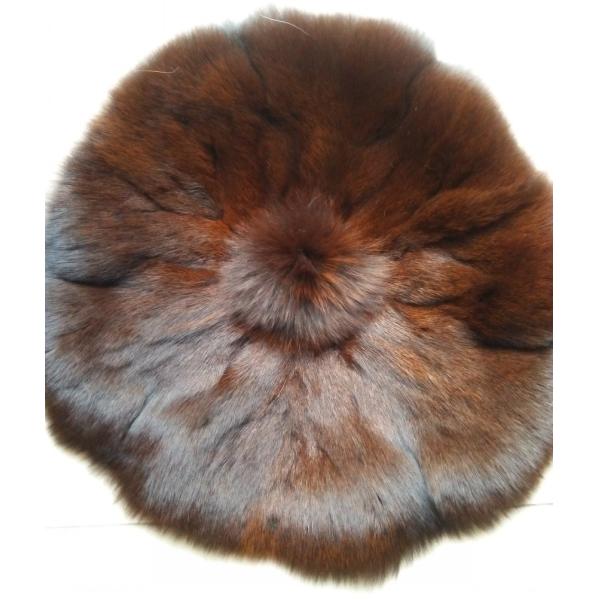 Imitation Sheepskin Cushion Pads For Seat Round Dyed