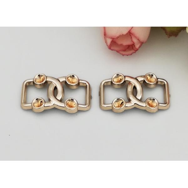 Buy 28MM * 15MM Plastic Shoe Buckles Fashion Decorative Accessories Long Life at wholesale prices