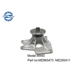 China 4M40 2.8L 3.2 Engine Water Pump ME200411 ME993473 Iron Material for E307B SH60 Excavator on sale
