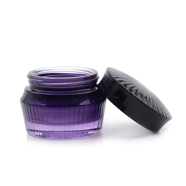 Purple 120ml 100ml 50ml Cosmetic Packaging Set 50g 30g Cosmetic Glass Containers