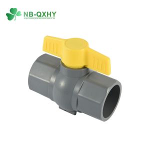 Water Treatment Fixed Ball Valve with Metal Thread Sturdy Construction