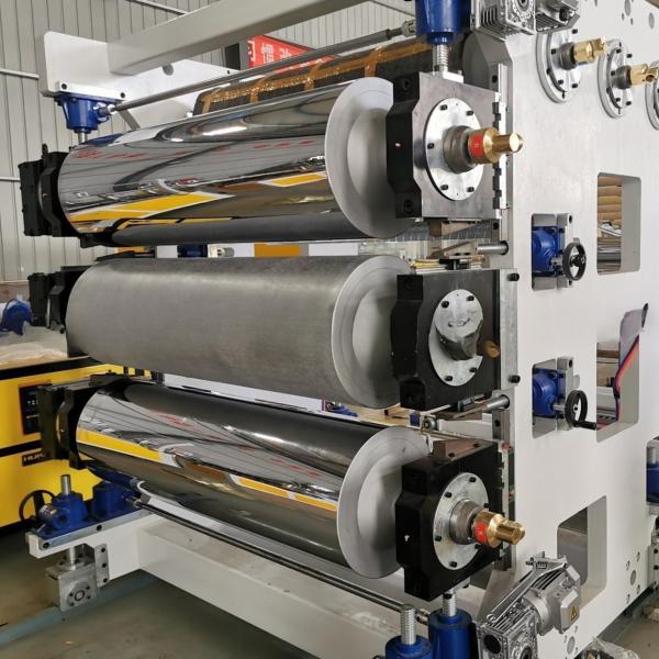 Buy Energy Saving PVC Sheet Extruder Line for Advanced Artificial Marble Sheet Production at wholesale prices