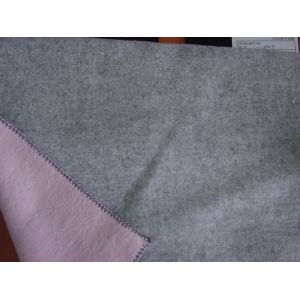 Quality Wool Double sided mossa fabric  woolen purple for sale