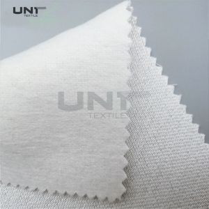 Polyester Tie Woven Interlining Single Side Brushed For Men Clothing