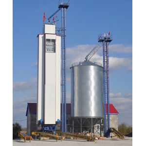 Volumetric Discharge Economical 310kw Mixed Flow Maize Drying Machine