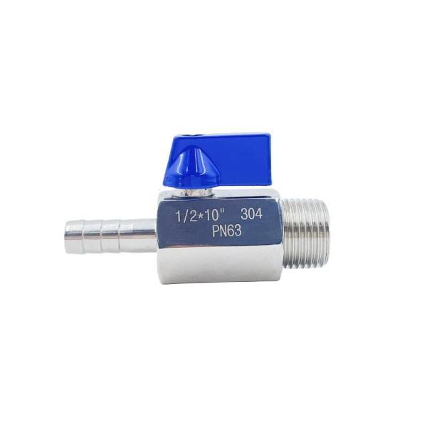 Stainless Steel NPT Bsp Female to Male Pn63 Mini Ball Valve with Customization Option
