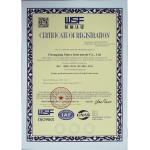 Chongqing Scope Instrument Co. Ltd Certifications