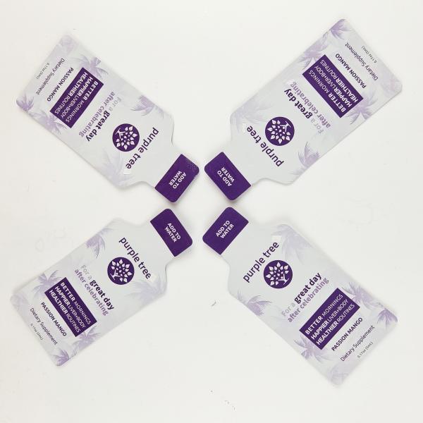 Special Shaped Custom Printed Mylar Bags Die Cut Irregular Pouch With Zipper