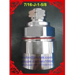 DIN 7/16 male connector clamp type for 1-5/8 leaking cable export to US market