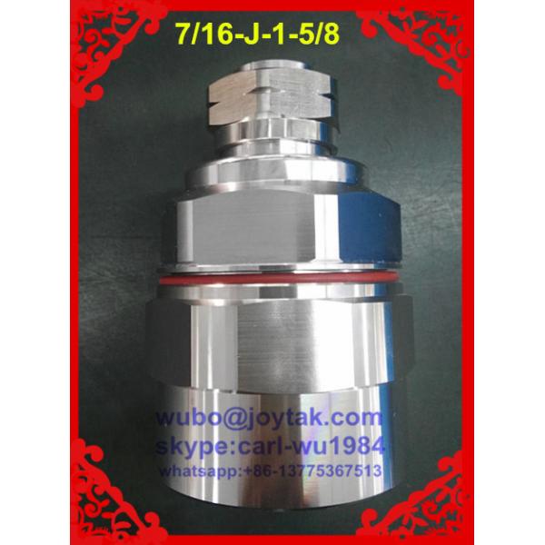 DIN 7/16 male connector clamp type for 1-5/8 leaking cable export to US market