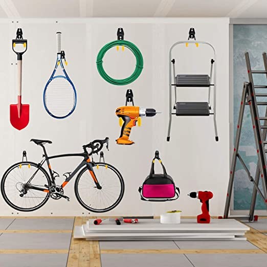 Sturdy Garage Storage Hook for Power Tools Ladders Bikes and Bulk Items in Your