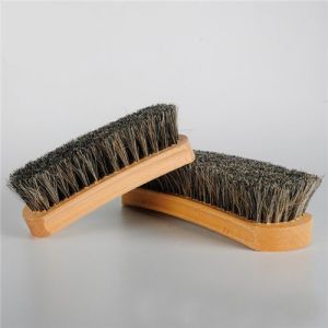 Beech Wood Horse Hair Animal Hair Brushes / Bed Cleaning Brush
