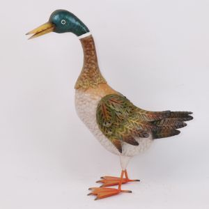 Add a Touch of Whimsy to Your Garden Animal Garden Metal Duck Sculptures With 3D