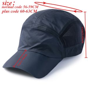 Unstructured Adjustable Sports Cap Custom Lightweight Running Cap for Men &