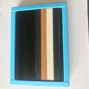 Hardness warm edge spacer for sample check