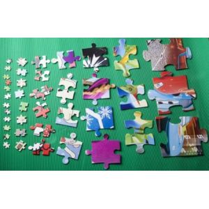 Custom die-cut Printable Paper Cardboard Jigsaw Puzzle Wholesale