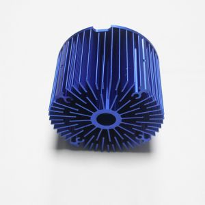 Blue 85x75mm Cold Forging Heat Sink Anti Corrosion Practical