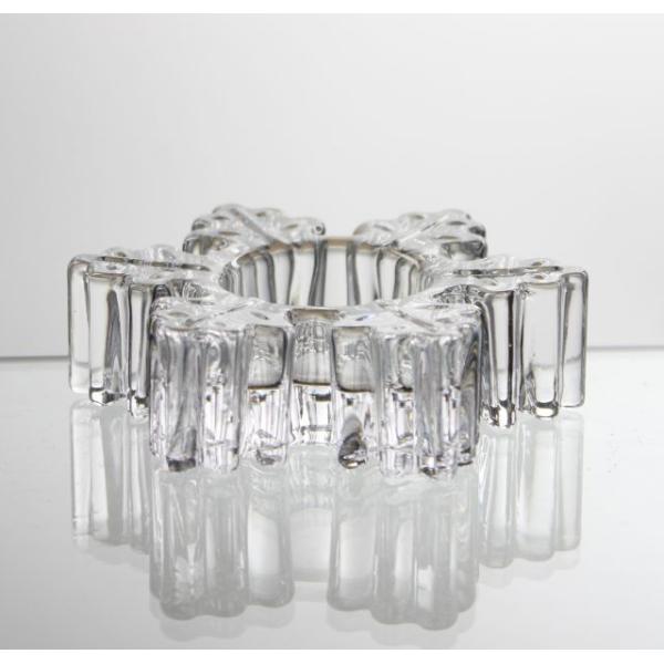 Clear Tea Light Candle Holder Lead Free Crystal Glass Creative Party Celebration Decoration