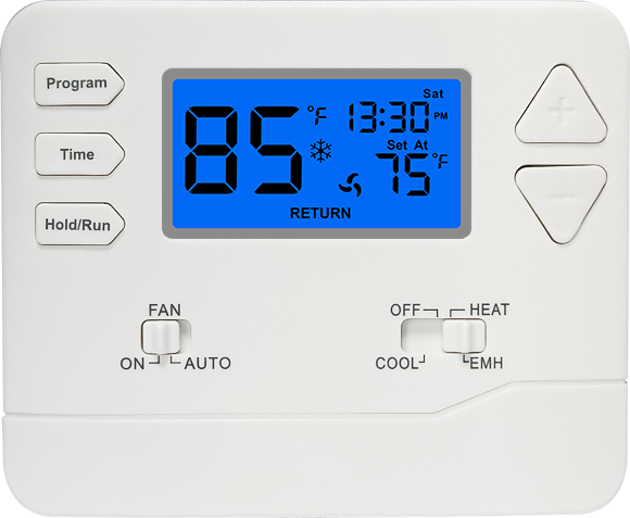 China Efficiently Control Your Heating System with HVAC Thermostat ±1℉ Display Accuracy Guaranteed on sale