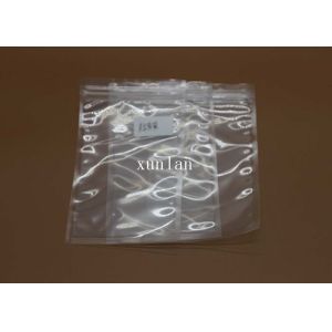 Crystal 0.08 - 0.1 Mm Vacuum Pouch Bags Waterproof With 2 Sealing Sides