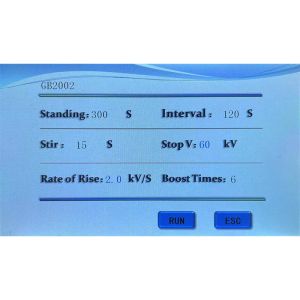 80kv Single Cup Digital Touch LCD Transformer Oil Dielectric Strength Tester for