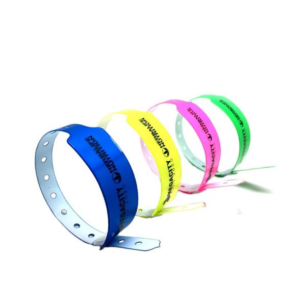 Soft PVC Hospital Medical Wristband Disposable RFID NFC Tag Bracelet