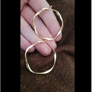 18k Gold Sterling Silver Jewelry Earrings