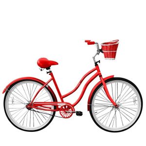 Quality 26&quot; Women's Step Thru Beach Cruiser Bike with Single Speed Gears and Aluminum Rims for sale