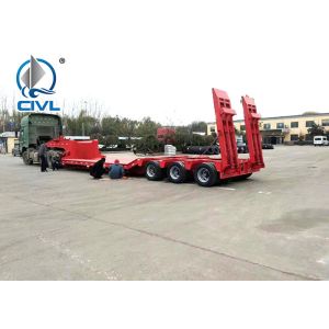 Four Double Air Chamber 4 Axles Semi Trailer Trucks