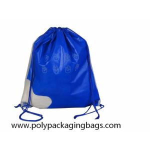 10kgs Strength Two Layer CPE LDPE Plastic Drawstring Backpack