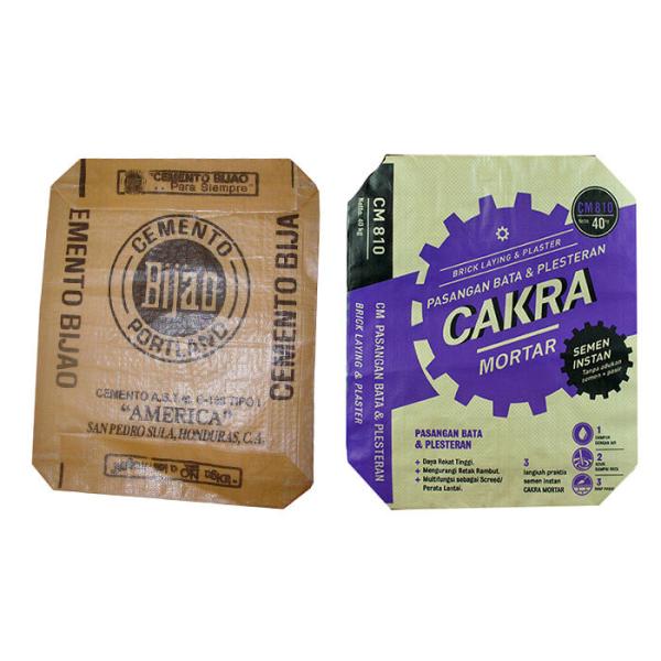 Buy Laminated Polypropylene Valve 50Kg Cement Bag Square Bottom Low Density at wholesale prices