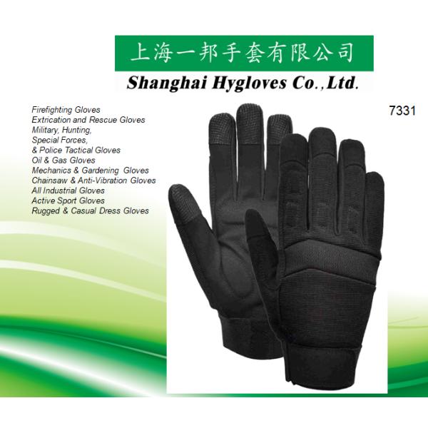 Tool Handling Equipment Maintenance Mechanics Gloves Safety Working Gloves, Durable With Black Padded Wear Gloves