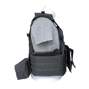 Multi-function Protective Vest With Molle System and Pouches for Body Safety in