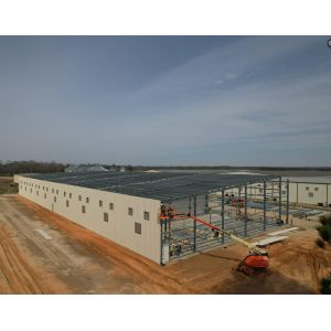 Industrial Metal Frame Warehouse , Strong Steel Buildings Built On Site