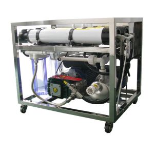 Yacht Fishing Seawater Desalination Plant , Vessel Boat RO Desalination System