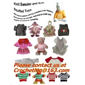 Mannual Knitted Doll standing flower stuffed toysCrocheted Craft Crochet Animal