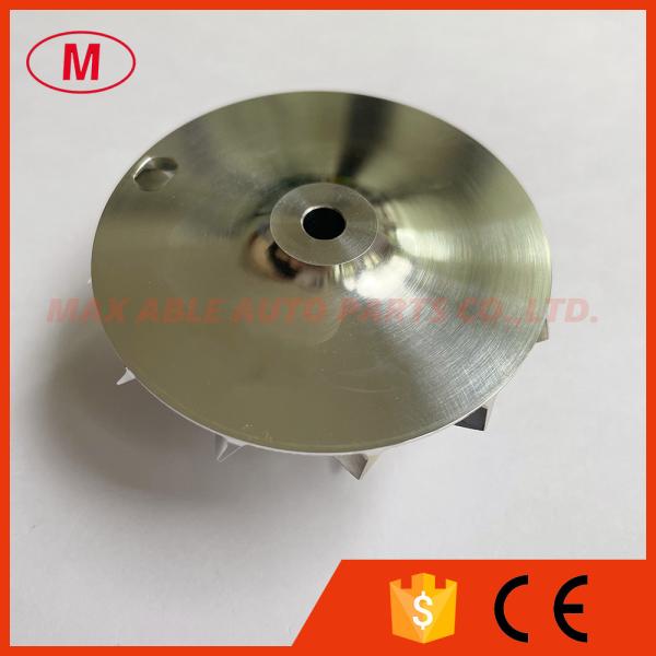 B03G reverse 6+6 blades 45.81/62.00 high performance turbo milling/aluminum 2618/billet compressor wheel