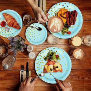 Compostable Disposable Paper Tableware