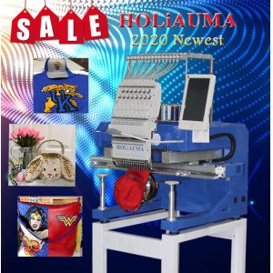 Quality Tajima type embroidery machine 15 colors single head used embroidery machine cap/tshirt/flat/lace computer embroidery ma for sale