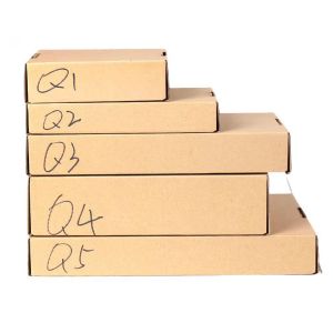 China Customized Kraft Paper Carton with CMYK Printing Matte Lamination on sale