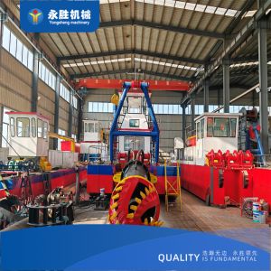 350mm Discharge Pipe Cutter Suction Dredger For River Sand Dredging And
