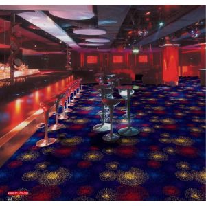 2019 newest gold fireworks pattern Commercial microfiber carpet